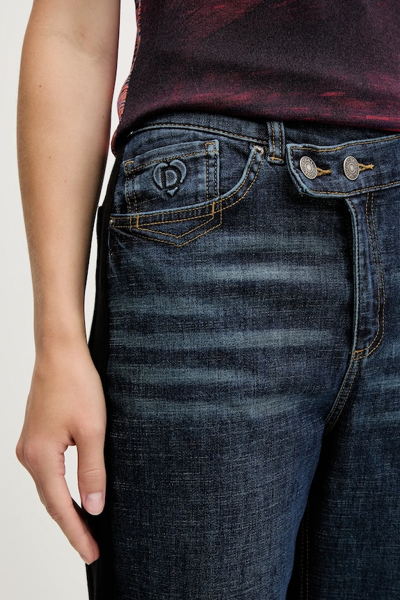 Desigual pantaloni de trening TWIST albastru 25WWDD14