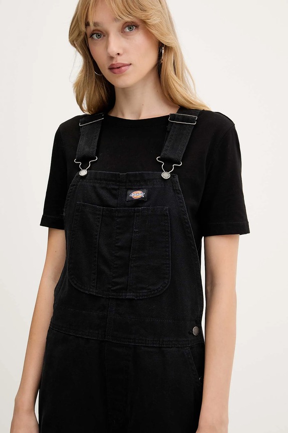 Dickies kantáros farmernadrág fekete DK0A87N8