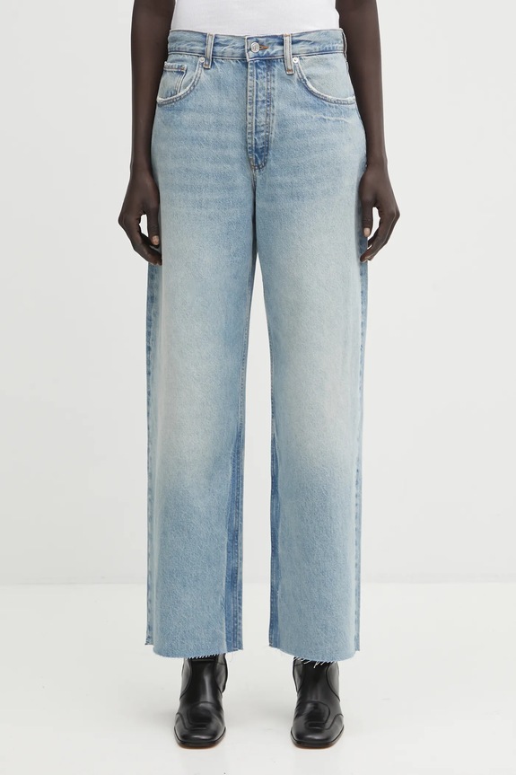 Anine Bing jeans manon high albastru A.06.11471
