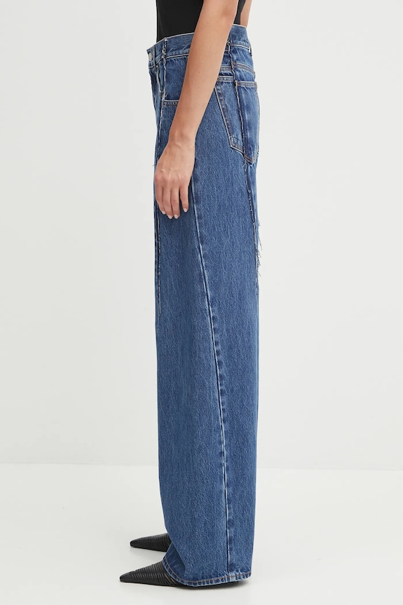 Džíny VETEMENTS Cut Reconstructed UH76DP460MB3 modrá AW25