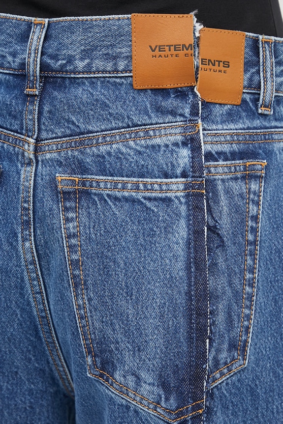 Džíny VETEMENTS Cut Reconstructed UH76DP460MB3 modrá