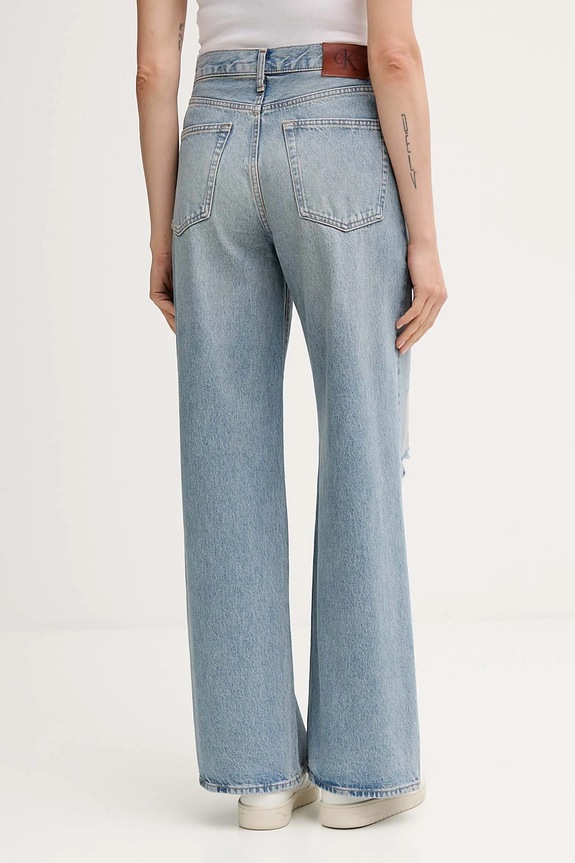 Odzież Calvin Klein Jeans jeansy LV047D745G niebieski