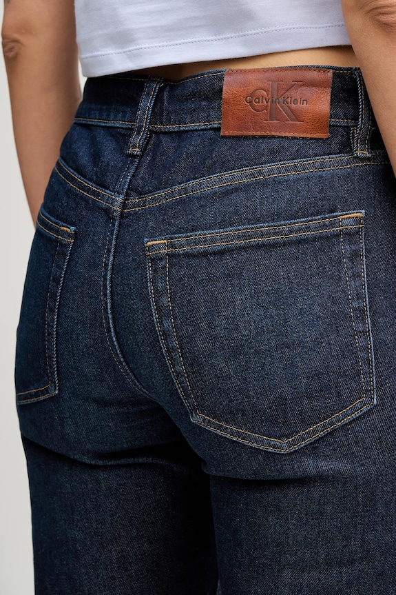 Τζιν παντελόνι Calvin Klein Jeans σκούρο μπλε LV147D781G