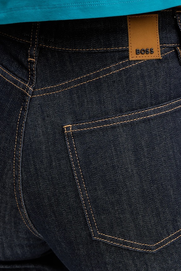 Rifle BOSS PARKWAY-SLIM STR tmavomodrá 50546329