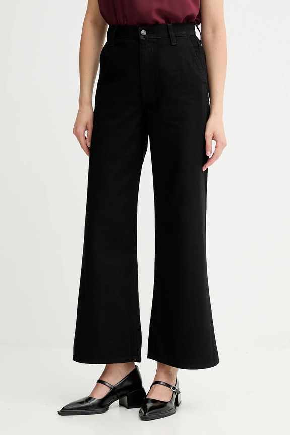 Τζιν παντελόνι Calvin Klein μαύρο LV047D770G