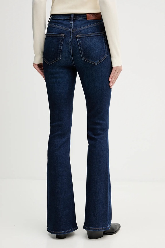 Ρούχα Τζιν παντελόνι Calvin Klein Jeans LV047D755G σκούρο μπλε