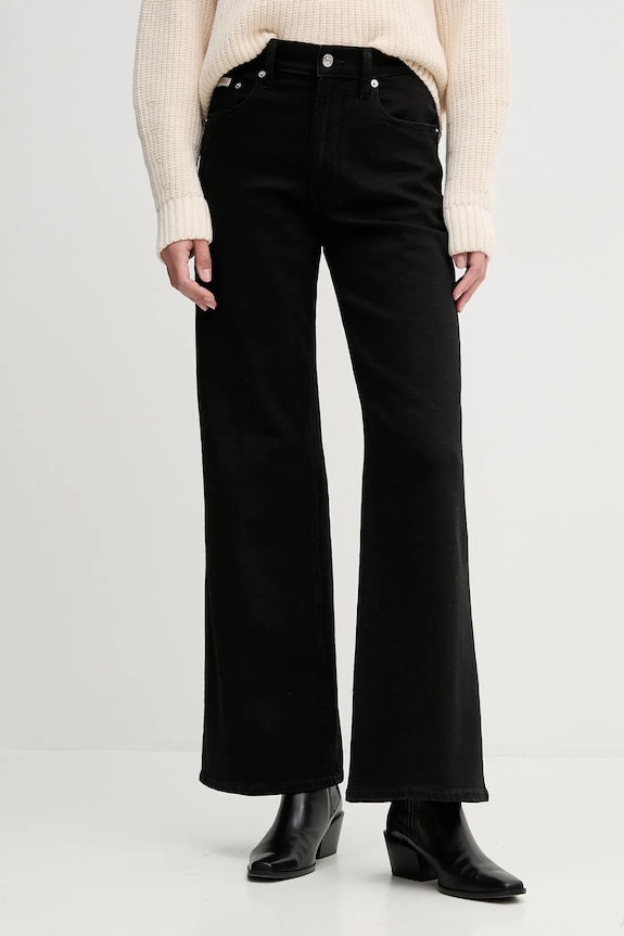 Rifle Calvin Klein Jeans čierna LV047D907G