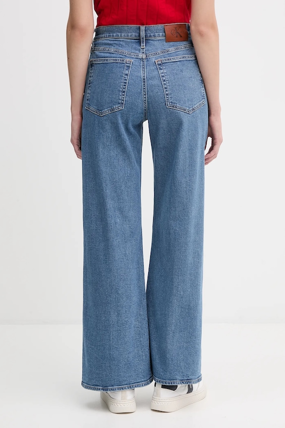 Odzież Calvin Klein Jeans jeansy LV047D908G niebieski