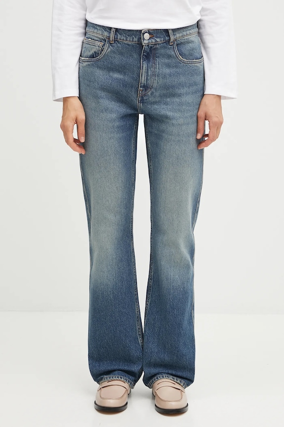 Coperni jeansy Denim Boyfriend high niebieski COPP163F2022