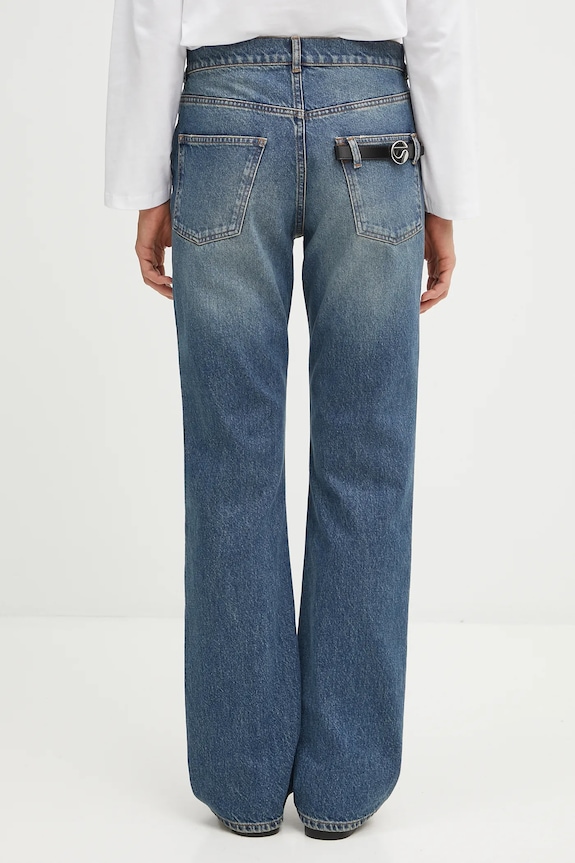 Odzież Coperni jeansy Denim Boyfriend COPP163F2022 niebieski