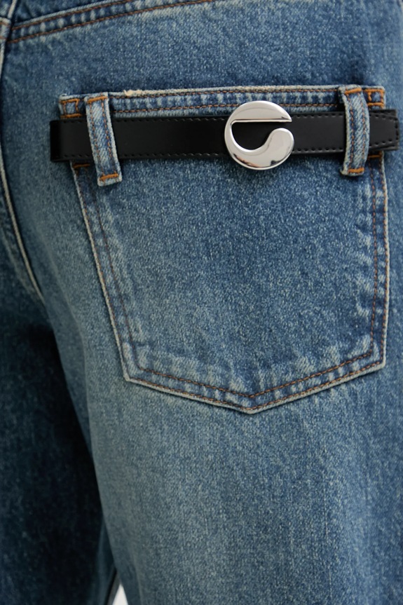 Τζιν παντελόνι Coperni Denim Boyfriend μπλε COPP163F2022
