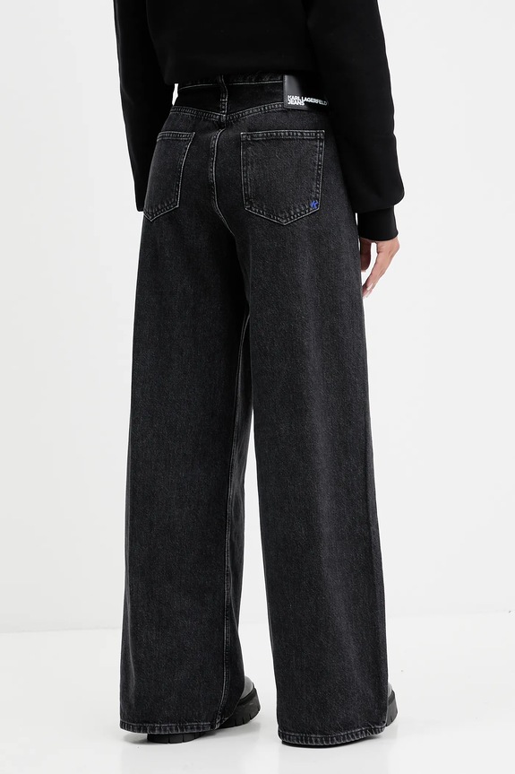 Oblačila Kavbojke Karl Lagerfeld Jeans A4W10053 črna