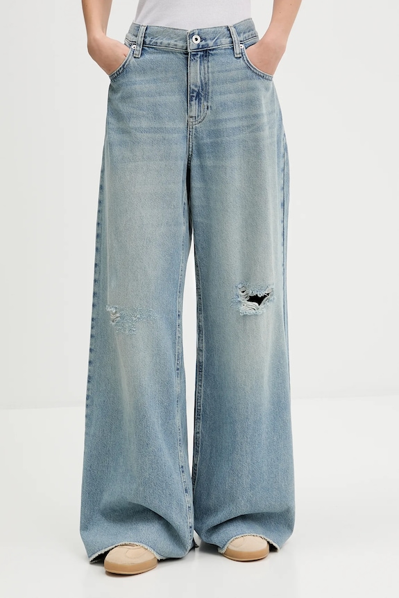 Karl Lagerfeld Jeans blugi Planet friendly albastru A4W10052