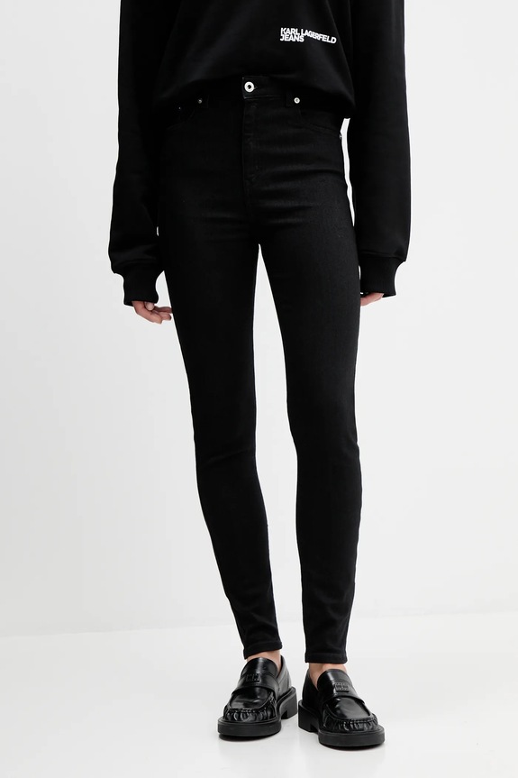 Τζιν παντελόνι Karl Lagerfeld Jeans Planet friendly μαύρο A3W10002