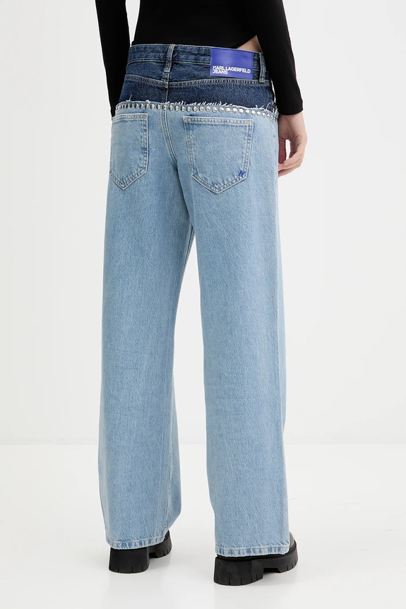 Oblečenie Rifle Karl Lagerfeld Jeans A4W10046 modrá