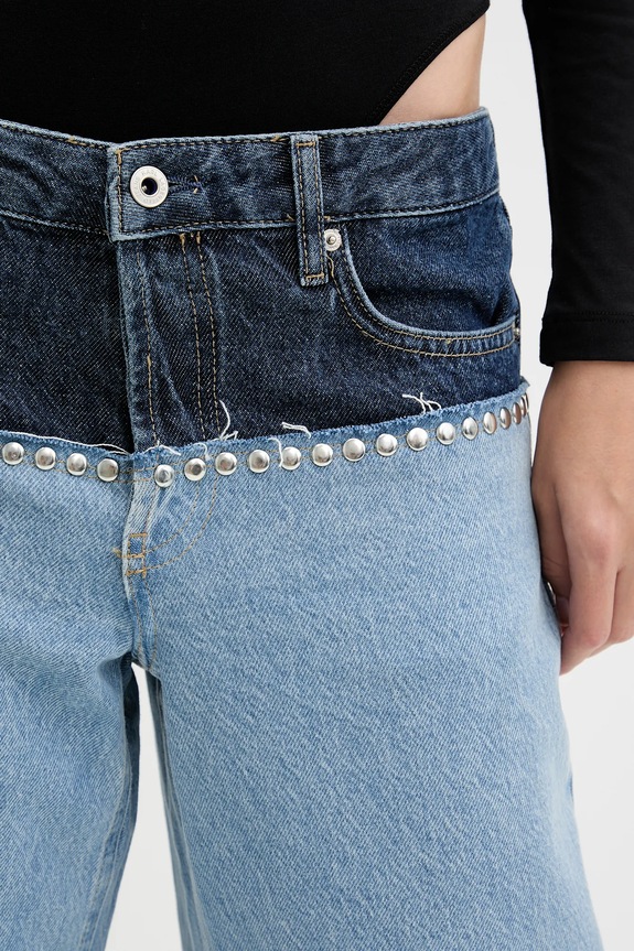 Rifle Karl Lagerfeld Jeans modrá A4W10046