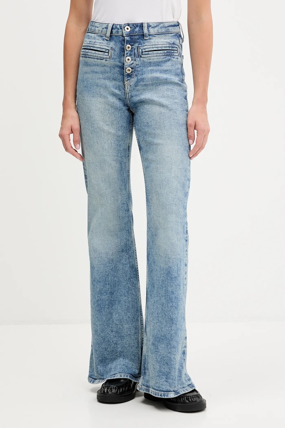 Rifle Karl Lagerfeld Jeans Planet friendly modrá A4W10024
