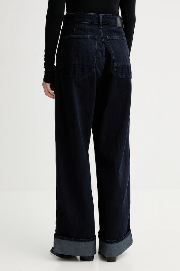 Oblečenie Rifle G-Star Roos Chino Loose D27705.D536 tmavomodrá