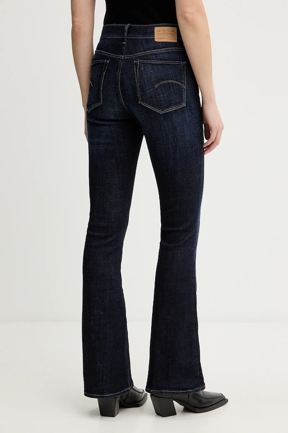Îmbrăcăminte G-Star jeans 3301 Flare D21290.C051.H431 bleumarin