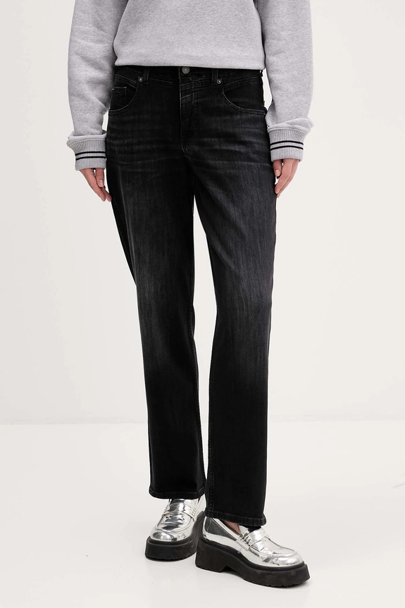 Джинси Guess Jeans Planet friendly чорний W5BA3O.D0142