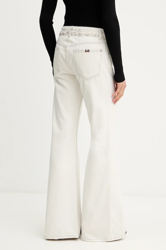 Odzież Miss Sixty jeansy 6S3JJ00300 biały