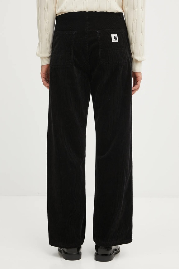 Abbigliamento Carhartt WIP pantaloni in velluto a coste W' Simple Pant I033889.8902 nero