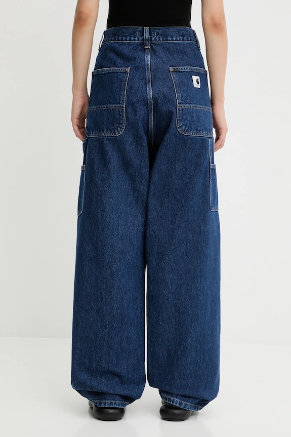 Ρούχα Τζιν παντελόνι Carhartt WIP W' Brandon Double Knee Pant I034635.106 μπλε