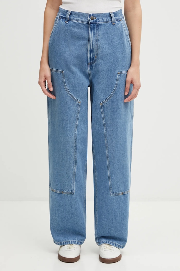 Rifle Carhartt WIP W' Brandon Double Knee Pant modrá I034635.112