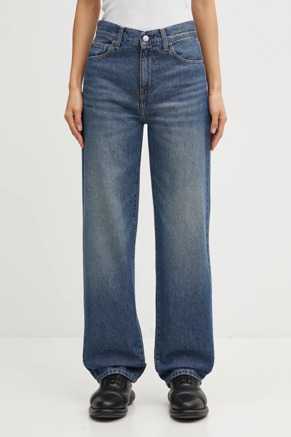 Carhartt WIP jeansy W' Arin Pant high niebieski I035881.014L