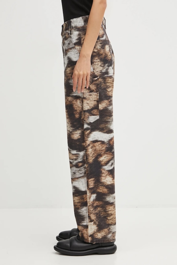 Carhartt WIP pantaloni de bumbac W' Brandon Single Knee Pant I034880.38W06 multicolor AW25