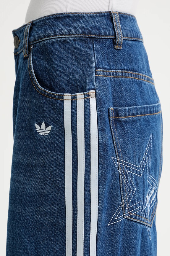 Джинси adidas Originals Baggy Gfx блакитний KC6278