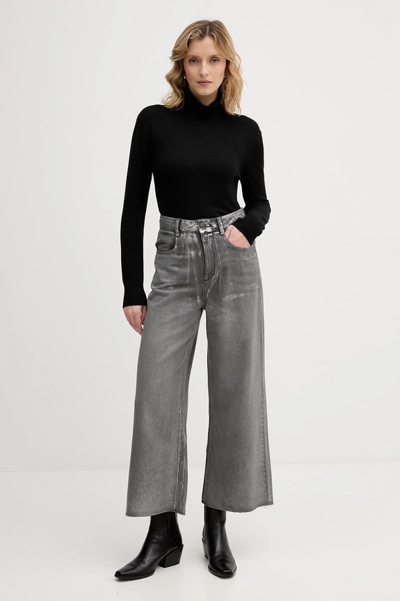 United Colors of Benetton jeansy 48UHDE02M szary AW25