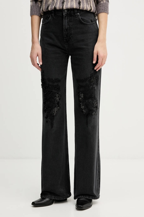 Sisley jeans negru 4YDCLE04X