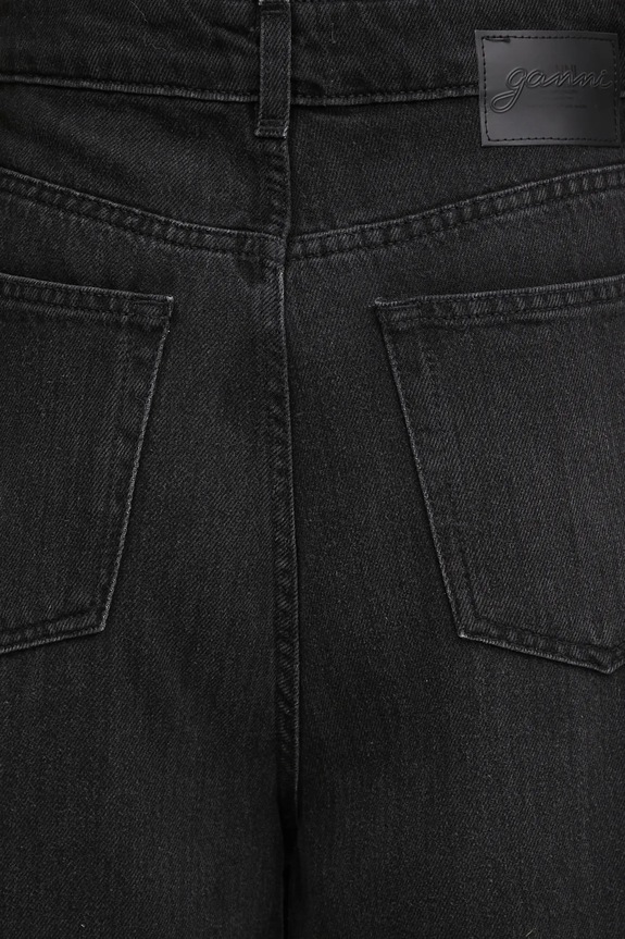 GANNI jeansy Soft Rigid Denim Baggy czarny J1853