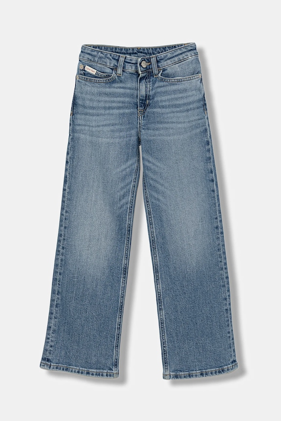 Dječje traperice Calvin Klein Jeans HR WIDE LEG IG0IG02985.9BYA plava AW25