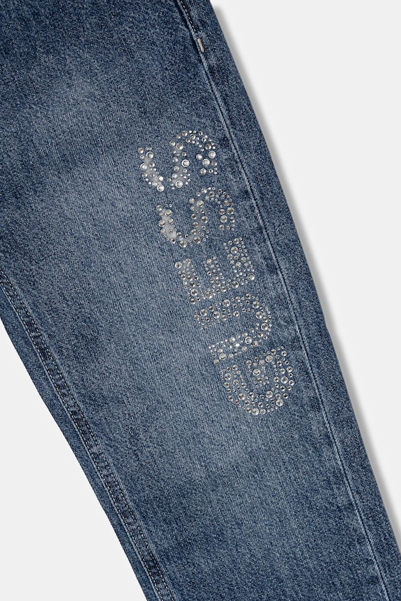 Dziewczynka Guess jeansy dziecięce J5YA09.D45E0.9BYA granatowy