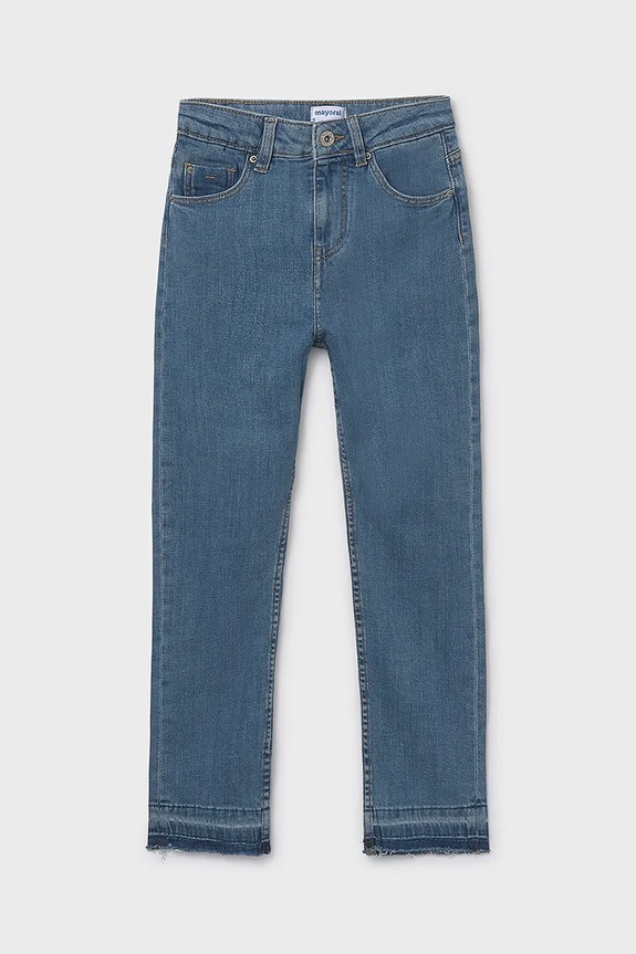 Mayoral jeans copii Planet friendly albastru 557.8C.Junior.9BYA