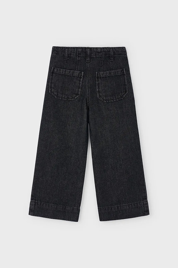 Παιδικά τζιν Mayoral wide leg 4578.6H.Mini.9BYA μαύρο AW25