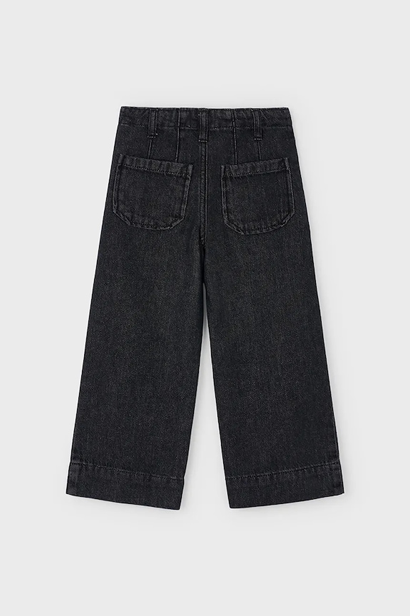 Παιδικά τζιν Mayoral wide leg 4578.6H.Mini.9BYA μαύρο AW25