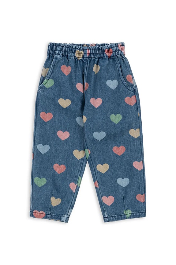 Rifle Konges Sløjd MAGOT FRILL PANTS GOTS KS103885.9BYA tmavomodrá AW25