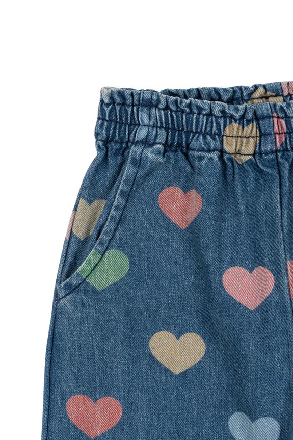 Rifle Konges Sløjd MAGOT FRILL PANTS GOTS tmavomodrá KS103885.9BYA