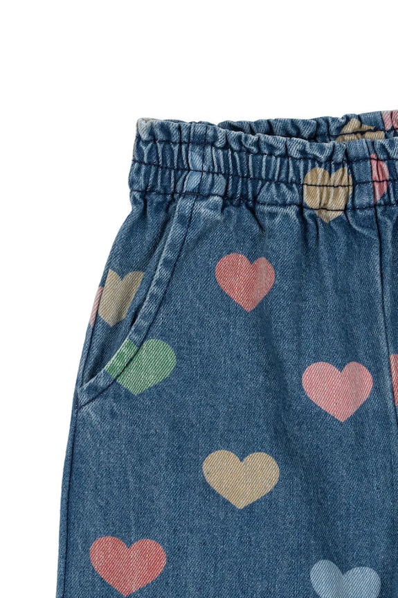 Rifle Konges Sløjd MAGOT FRILL PANTS GOTS tmavomodrá KS103885.9BYA