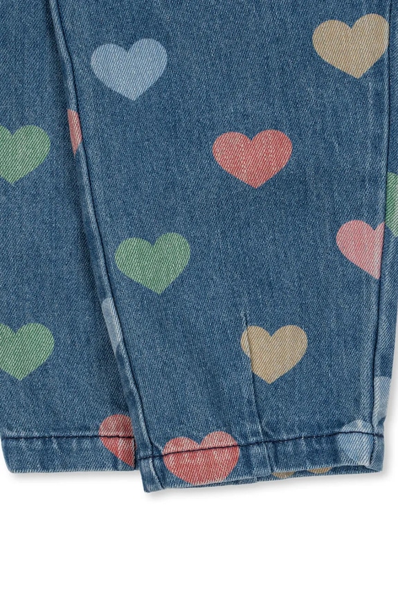 Rifle Konges Sløjd MAGOT FRILL PANTS GOTS KS103885.9BYA tmavomodrá