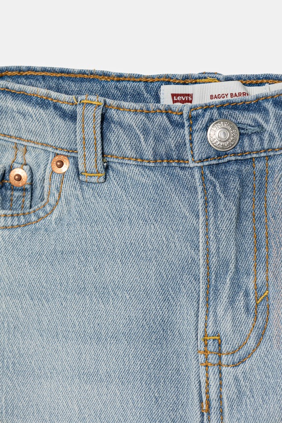 Fete Levi's jeans copii BAGGY BARREL 3EN387 albastru