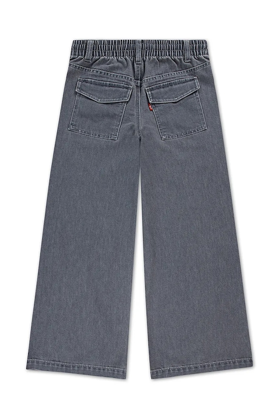 Otroške kavbojke Levi's PULL-ON '94 BAGGY WIDE LEG 3EN389 siva AW25