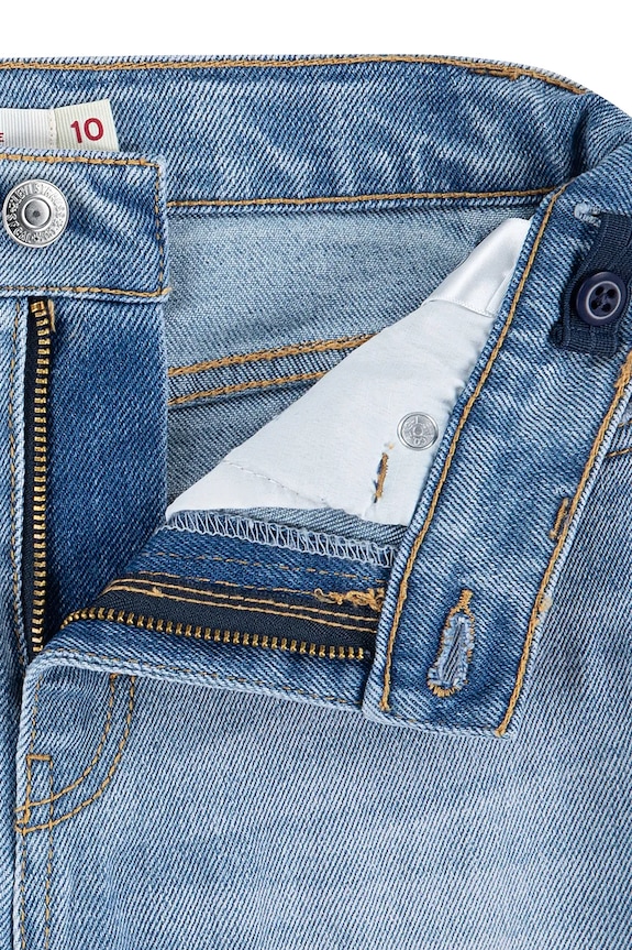 Levi's jeansy flare dziecięce BAGGY FLARE 4EN382 niebieski