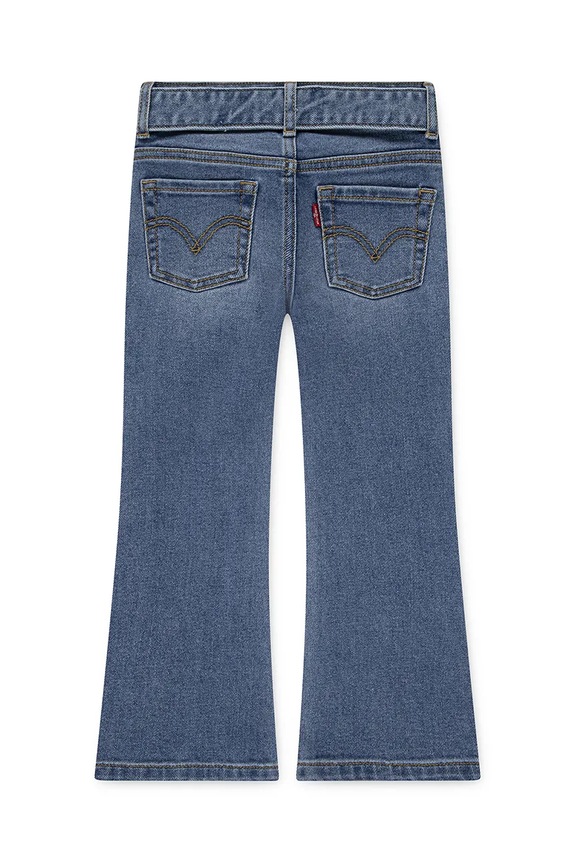 Otroške kavbojke Levi's REGULAR RISE FLARE W/BELT 4EN399 modra AW25