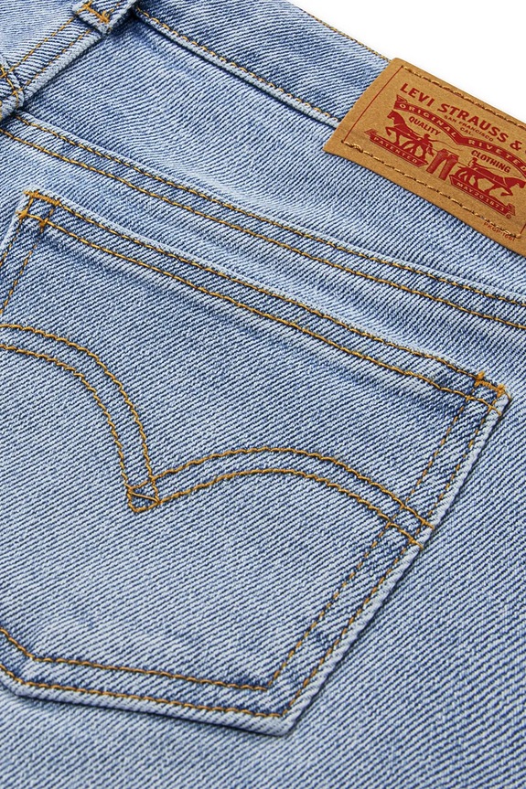 Дівчинка Дитячі джинси Levi's HIGH RISE BAGGY 4EP025 блакитний