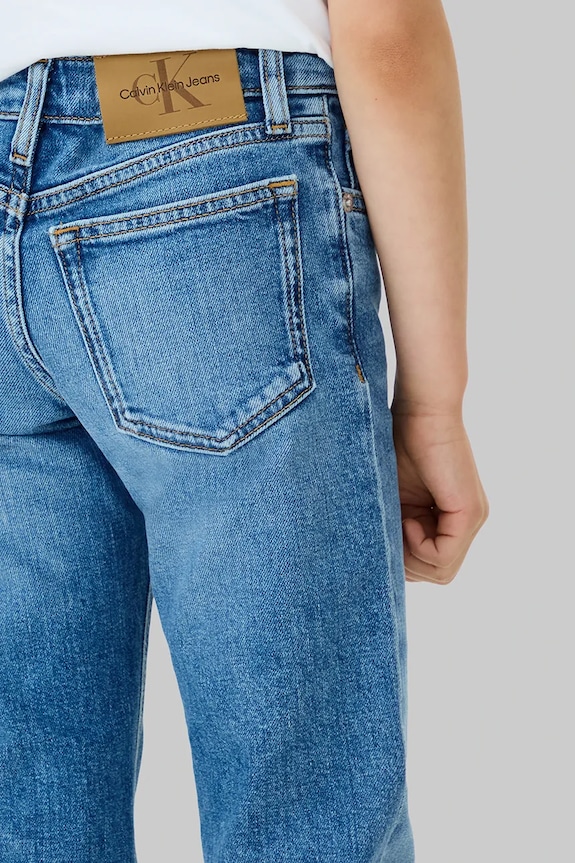Calvin Klein Jeans jeansy dziecięce MR STRAIGHT niebieski IG0IG02996.9BYA