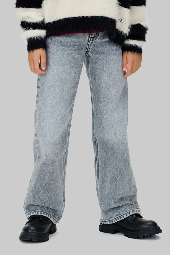 Κοριτσίστικα Παιδικά τζιν Calvin Klein Jeans HR WIDE IG0IG03001.9BYA γκρί